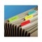 Post-it Tabs 2 in. Wide 1/5-Cut Plain Solid Color Angled Tabs - Assorted Colors (24/Pack)
